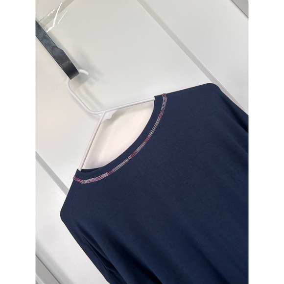 Peloton Women's‎ Sleepover Sweatshirt Top Long Sleeve Navy Blue Size Large - Picture 7 of 13